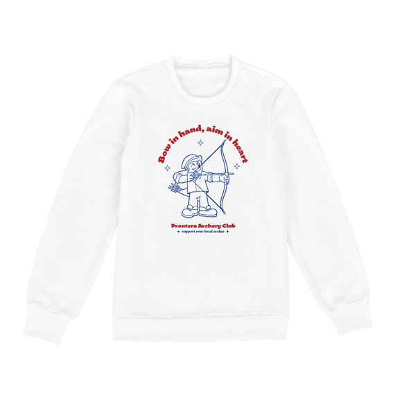 Moletom Blusão - Bow in hand, aim in heart