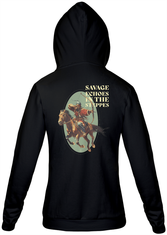 Moletom com Zíper - Mongolian Archer