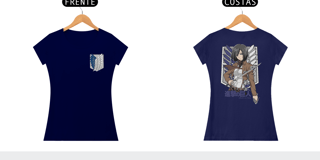 Nome do produto BABY LOOK MIKASA - ATTACK ON TITAN