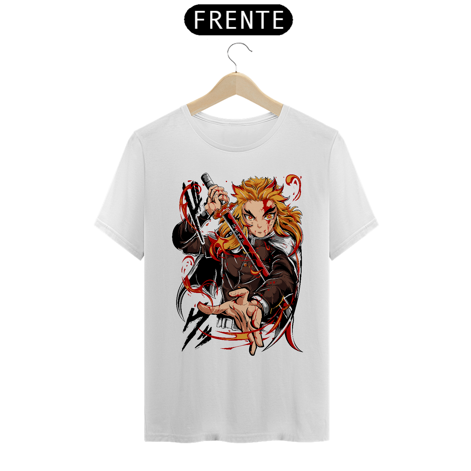 CAMISETA UNISSEX RENGOKU - DEMON SLAYER