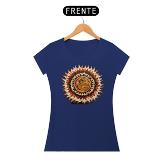 Nome do produto Camiseta Feminina Algodão Pima Mandala da Coragem