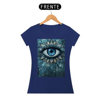 Nome do produto Camiseta Feminina Algodão Pima Mandala Olho Grego