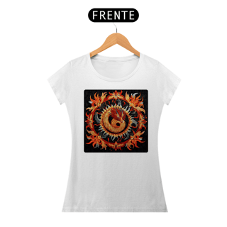 Nome do produto Camiseta Feminina Algodão Pima Mandala  da Fortuna
