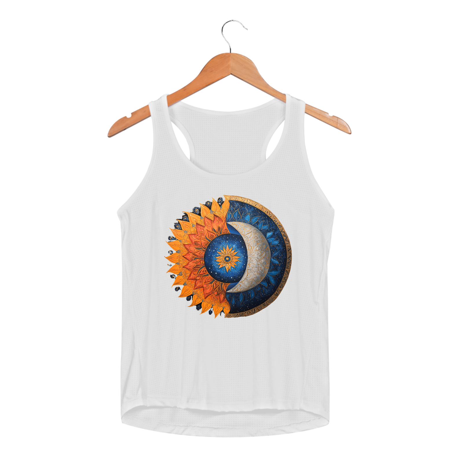 Camiseta Regata Sport Dry UV Feminina Mandala SoLuna
