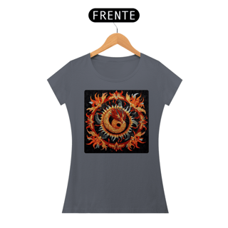 Nome do produto Camiseta Feminina Algodão Pima Mandala  da Fortuna