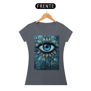 Nome do produto Camiseta Feminina Algodão Pima Mandala Olho Grego