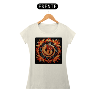 Nome do produto Camiseta Feminina Algodão Pima Mandala  da Fortuna