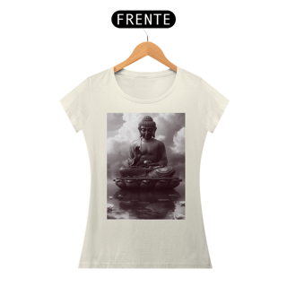 Nome do produto Camiseta Feminina Algodão Pima Mandala do Buda 