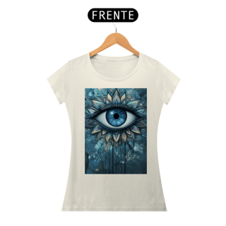 Nome do produto Camiseta Feminina Algodão Pima Mandala Olho Grego