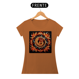 Nome do produto Camiseta Feminina Algodão Pima Mandala  da Fortuna
