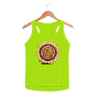 Nome do produto Camiseta Regata Feminina Mandala da Coragem