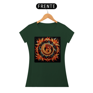 Nome do produto Camiseta Feminina Algodão Pima Mandala  da Fortuna