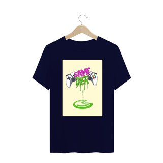 Nome do produto T-shirt plus size Game Over