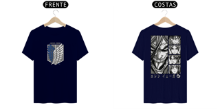 Nome do produto T-shirt Eren - Attack on Titan