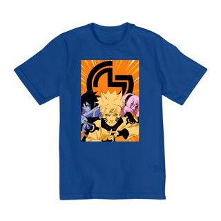Nome do produto T-shirt infantil Naruto time 7 (10 a 14 anos)