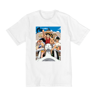 Nome do produto T-shirt infantil One Piece (2 a 8 anos)