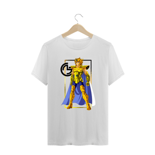 Nome do produto T-shirt plus size Aiolia de Leão