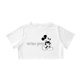 Nome do produto Camisa cropped Mickey Mouse