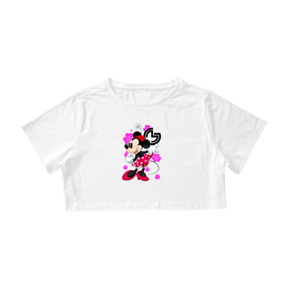 Nome do produto Camisa cropped Minnie Flowers