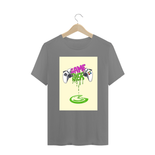 Nome do produto T-shirt plus size Game Over