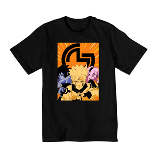 Nome do produto T-shirt infantil Naruto time 7 (10 a 14 anos)