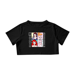 Nome do produto Camisa Cropped Princesas