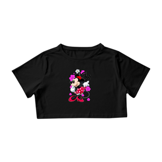 Nome do produto Camisa cropped Minnie Flowers