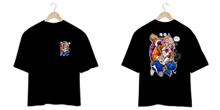 Nome do produto T-shirt oversized Mestre Kame