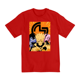 Nome do produto T-shirt infantil Naruto time 7 (10 a 14 anos)