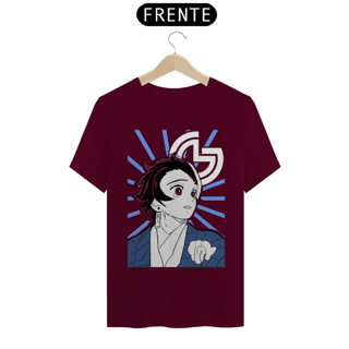 Nome do produto T-shirt Tanjiro Demon Slayer (branca)