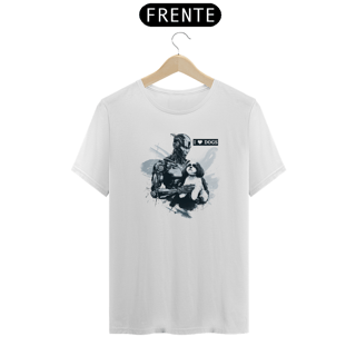 Nome do produto Camiseta - Cyborg Loves Dogs