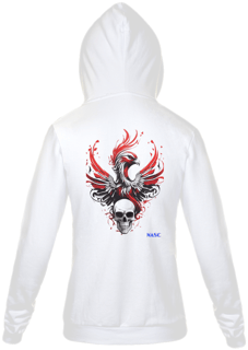 Nome do produto Blusa com Ziper - Burning Skull