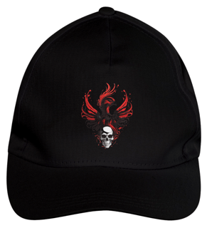 Boné de Brim - Burning Skull