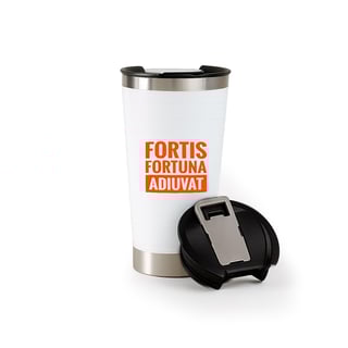 Nome do produtoCopo Térmico Militar Fortis Fortuna Aiuvat Mamba Estampa Frente e Verso DTF UV