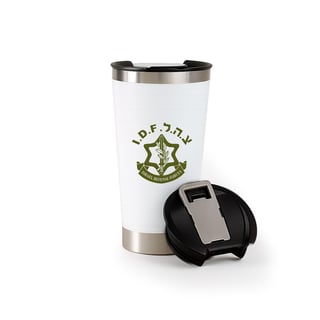 Nome do produtoCopo Térmico Militar Israel Defence IDF Mamba Estampa Frente e Verso DTF UV