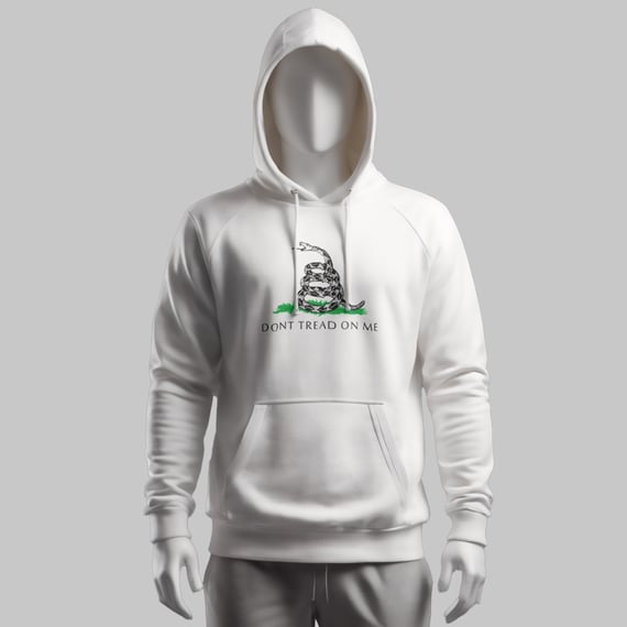 Casaco Militar Dont Tread On Me Moleton Com Capuz Premium Mamba Extrema Qualidade