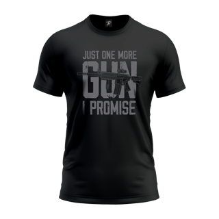 Nome do produtoCamiseta Militar Just One More Gun I Promise