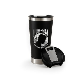 Copo Térmico Militar Pow Mia Mamba Estampa Frente e Verso DTF UV