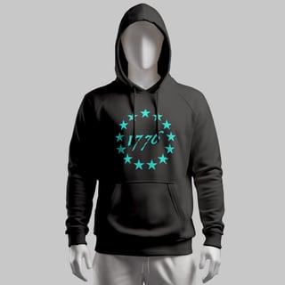 Casaco Militar 1776 Moleton Com Capuz Premium Mamba Extrema Qualidade