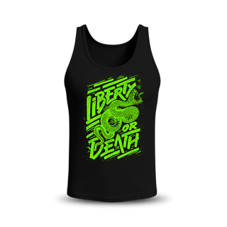Camiseta Militar Regata Liberty or Death Mamba 