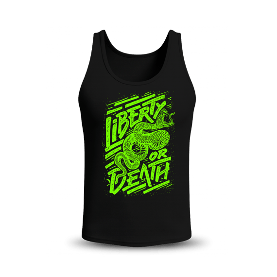 Camiseta Militar Regata Liberty or Death Mamba 