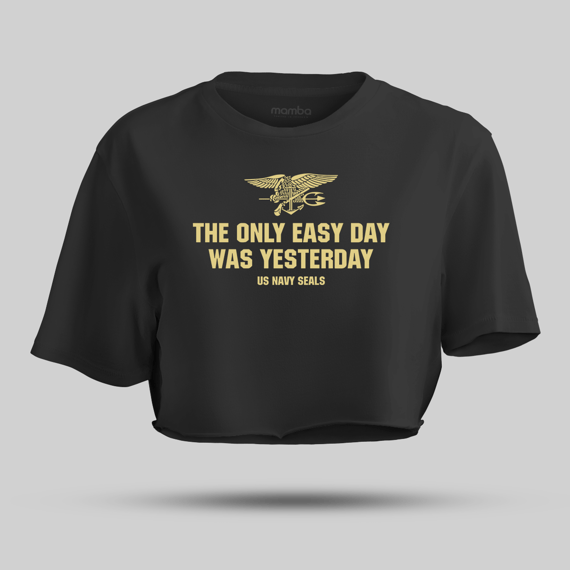 Cropped Navy Seals The Only Easy Day Mamba