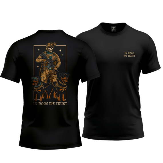 Camiseta Militar Mamba Army Ind Dog We Trust