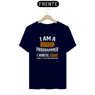 Nome do produto CAMISETA I AM A PROGRAMER