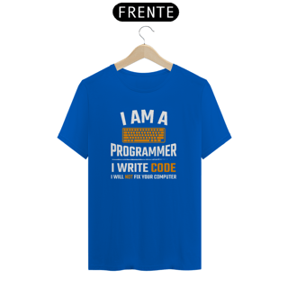 Nome do produto CAMISETA I AM A PROGRAMER