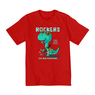 Nome do produto CAMISETA INFANTIL DINO ROCKERS