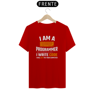 Nome do produto CAMISETA I AM A PROGRAMER