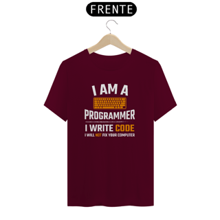Nome do produto CAMISETA I AM A PROGRAMER