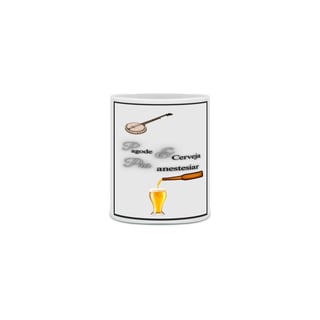 Nome do produto caneca branca pagode e samba