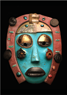 Nome do produto Pôster Digimask 05 - Arte Colecionável - Arte Generativa - Tamanho A4 - Sem Moldura - Orientação Retrato - Fine Art